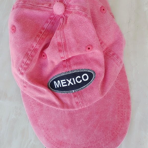 Accessories - RED MEXICO DENIM BASEBALL HAT